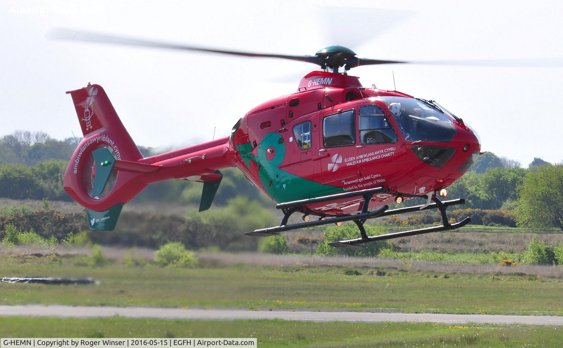 G-HEMN, 2012 Eurocopter EC-135T-2+ C/N 1070, Visiting Chidrens Air Ambulance for Wales.