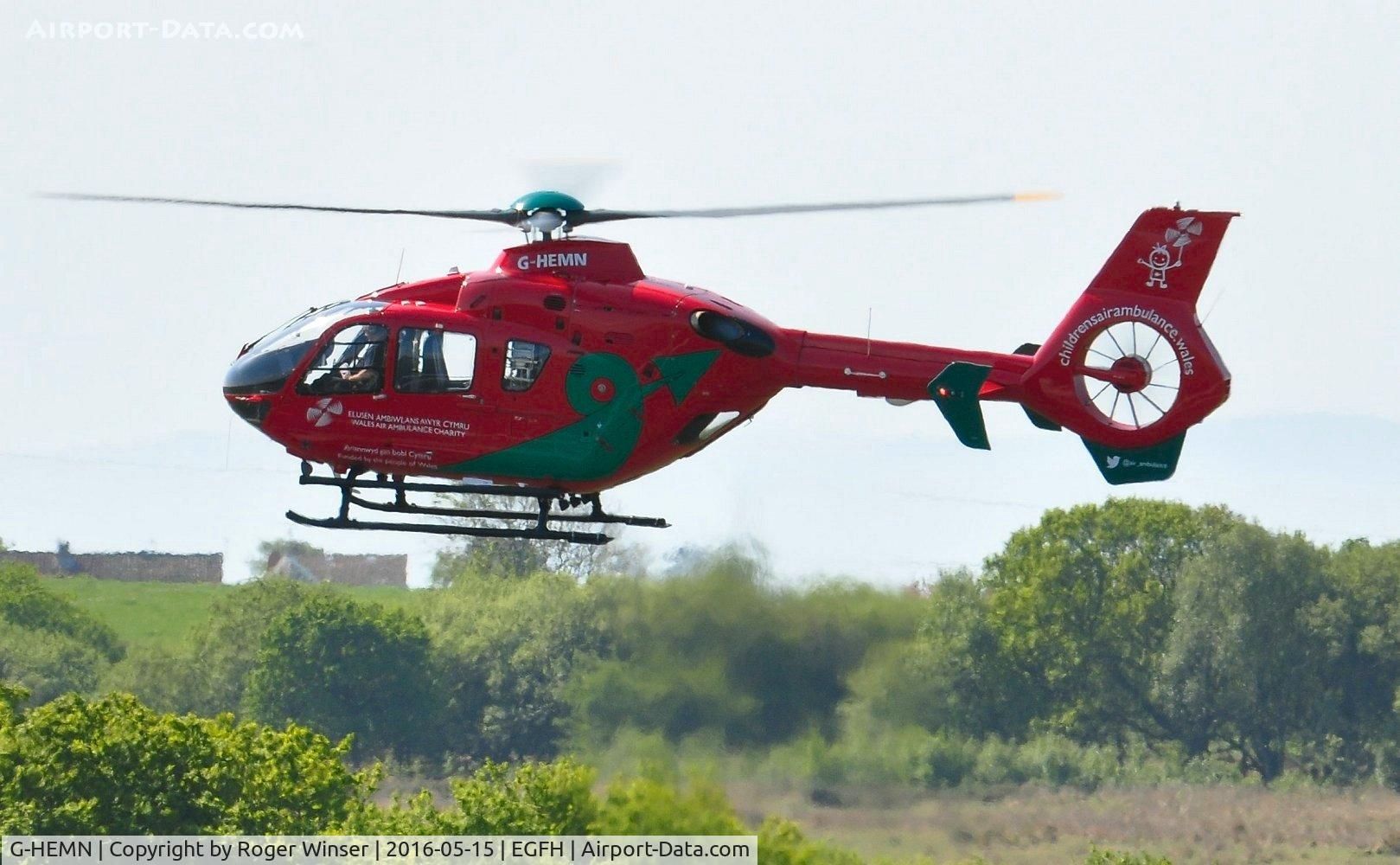 G-HEMN, 2012 Eurocopter EC-135T-2+ C/N 1070, Visiting Childrens Air Ambulance for Wales.