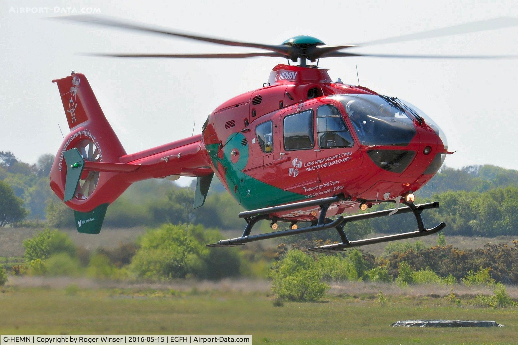 G-HEMN, 2012 Eurocopter EC-135T-2+ C/N 1070, Visiting Childrens Air Ambulance for Wales.