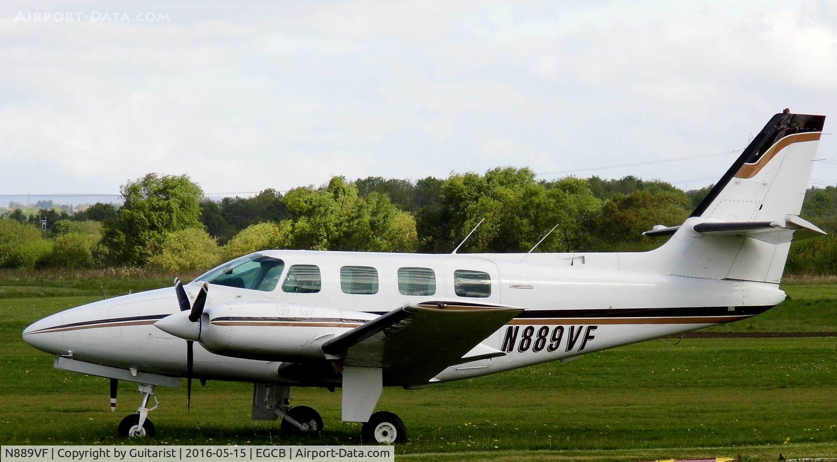 N889VF, 1982 Cessna T303 Crusader C/N T30300102, City Airport Manchester