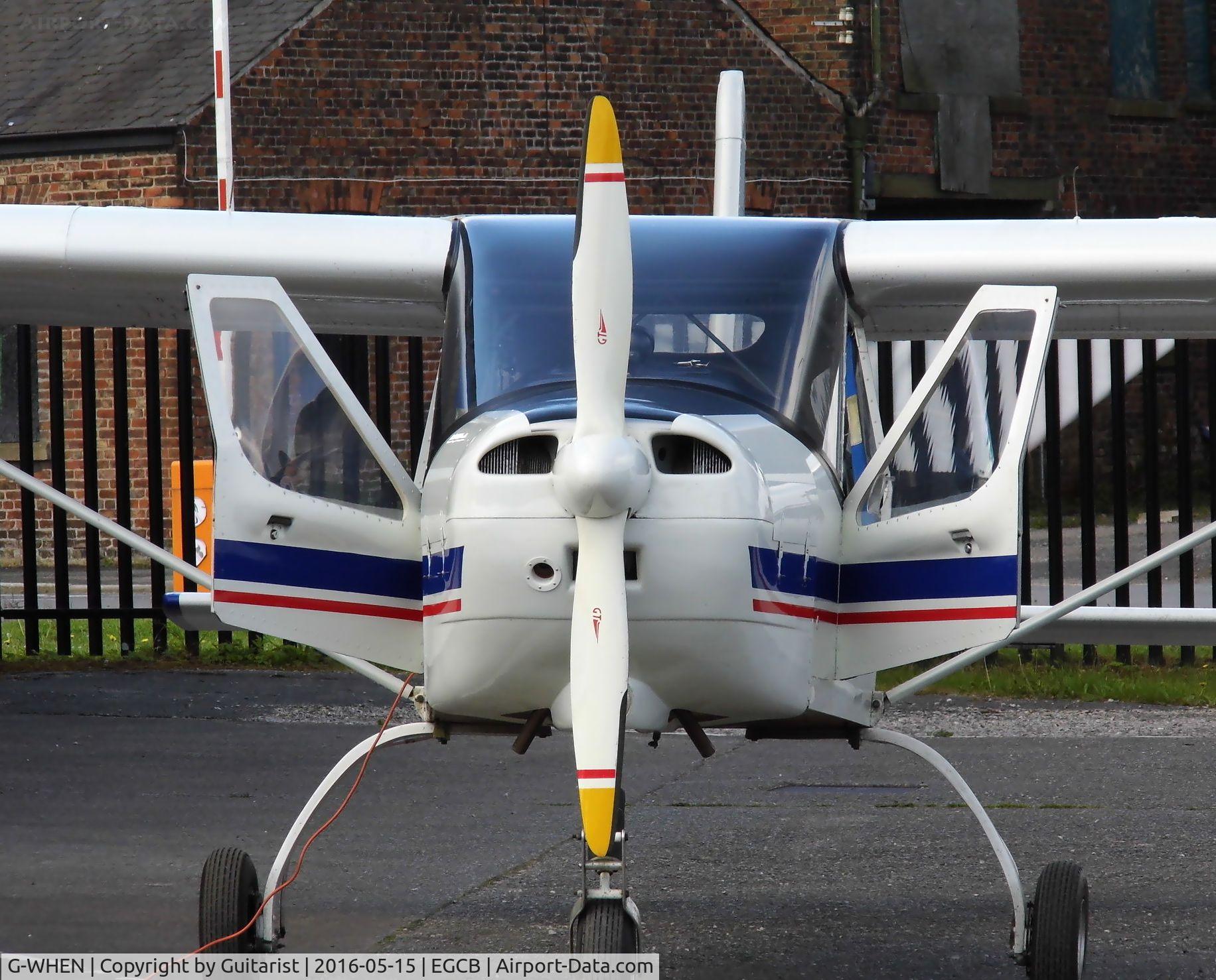 G-WHEN, 2004 Tecnam P-92EM Echo C/N PFA 318-13679, City Airport Manchester