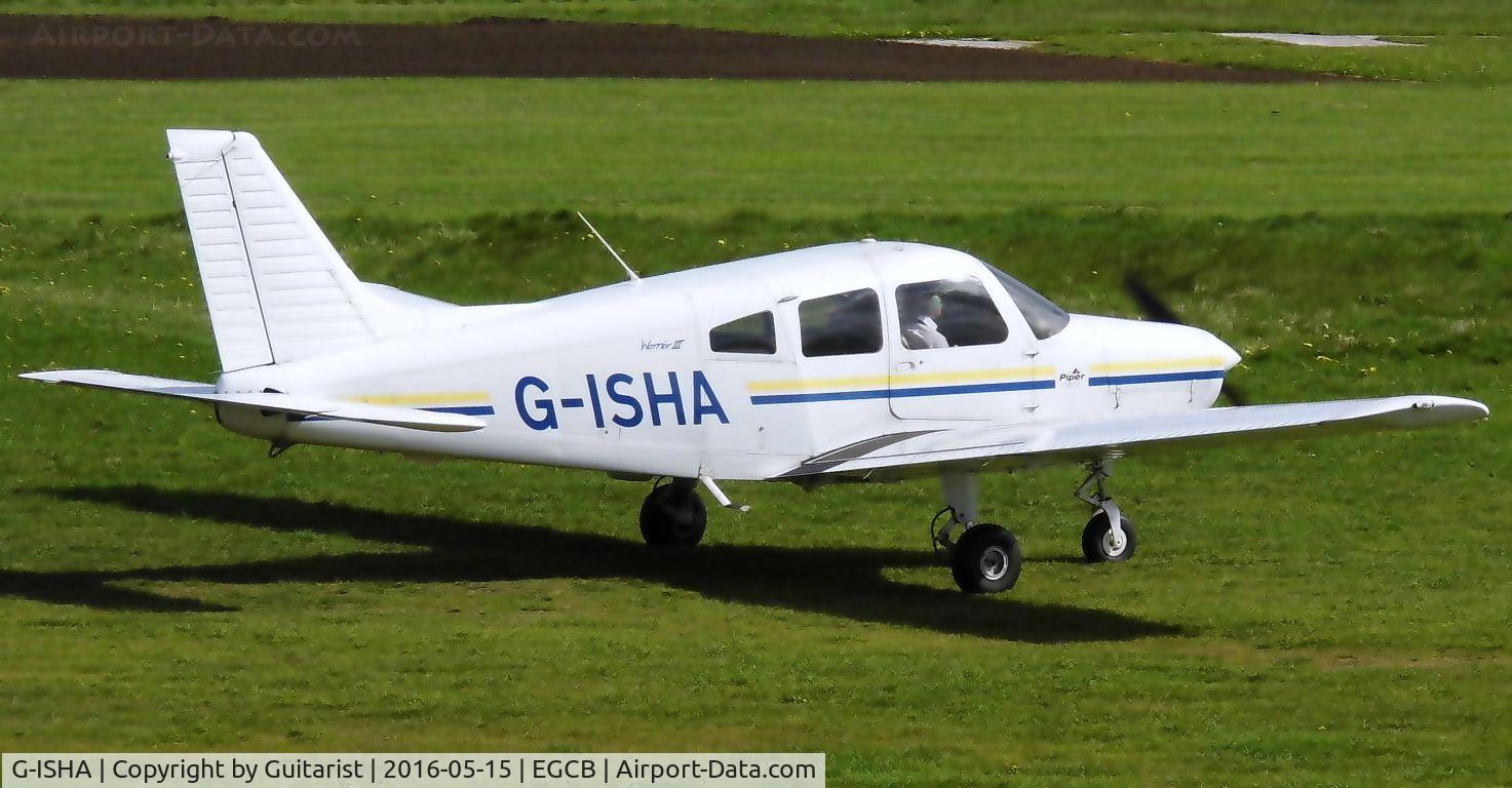 G-ISHA, 2004 Piper PA-28-161 Cherokee Warrior III C/N 2842211, City Airport Manchester