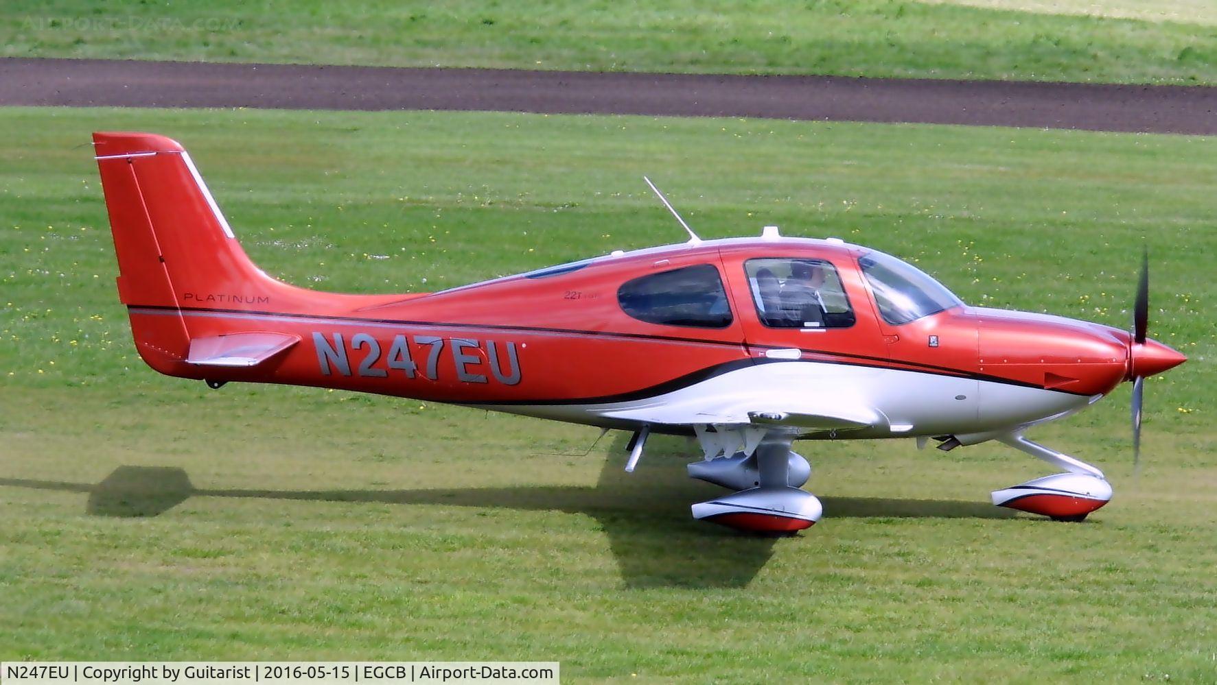 N247EU, 2016 Cirrus SR22T C/N 1247, City Airport Manchester