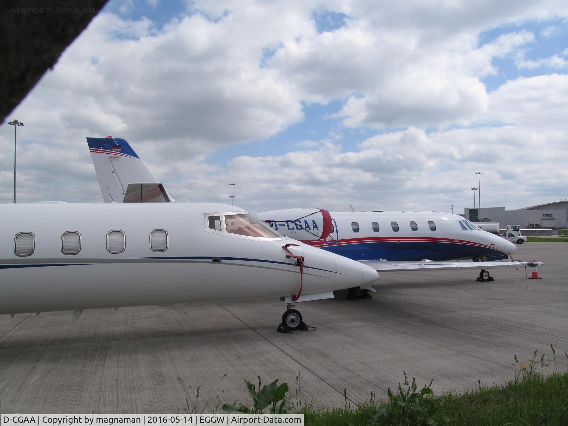 D-CGAA, 2014 Cessna 560 Citation Excel XLS+ C/N 560-6173, hiding at luton