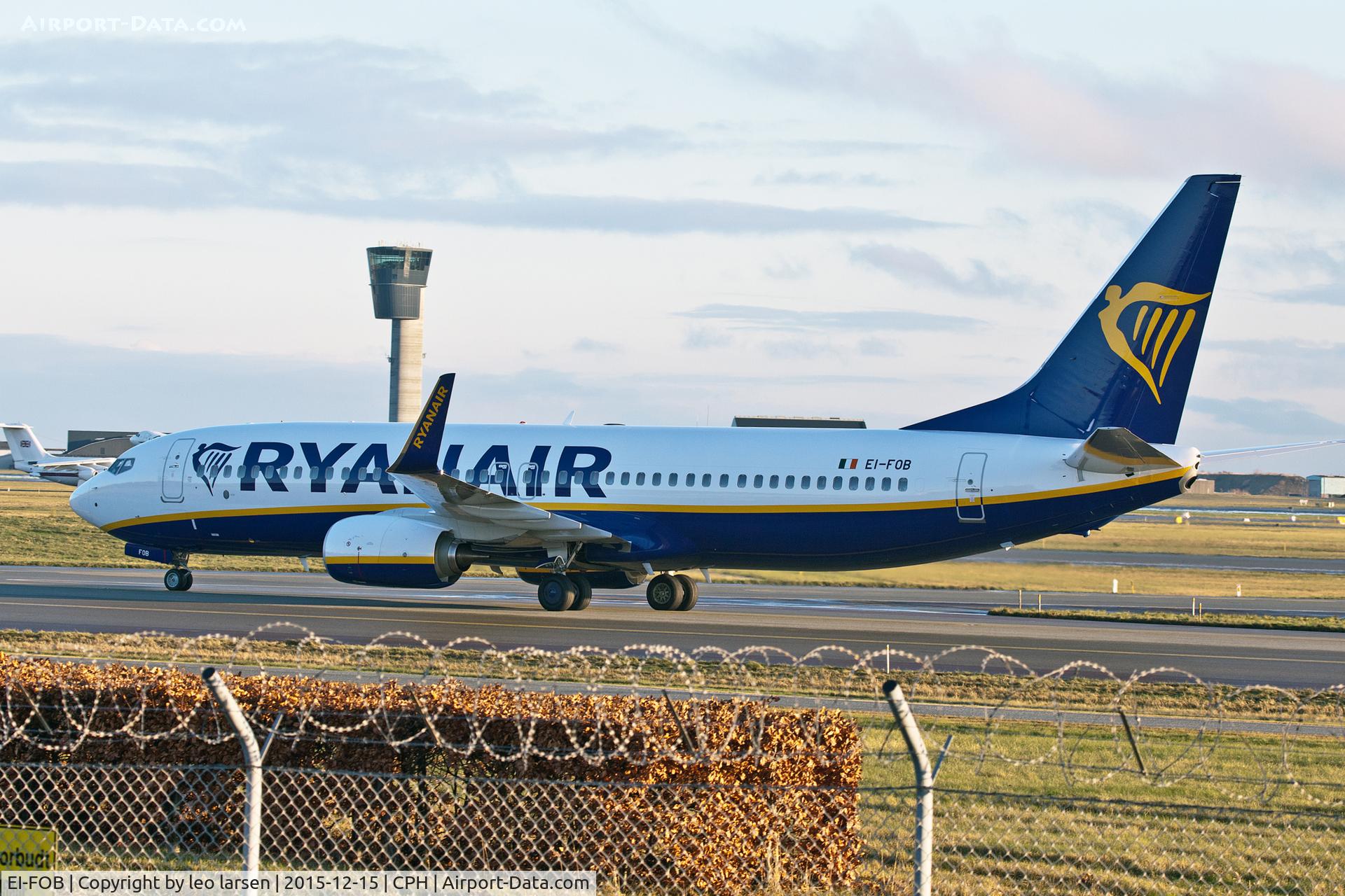 EI-FOB, 2015 Boeing 737-8AS C/N 44710, Copenhagen 15.12.15