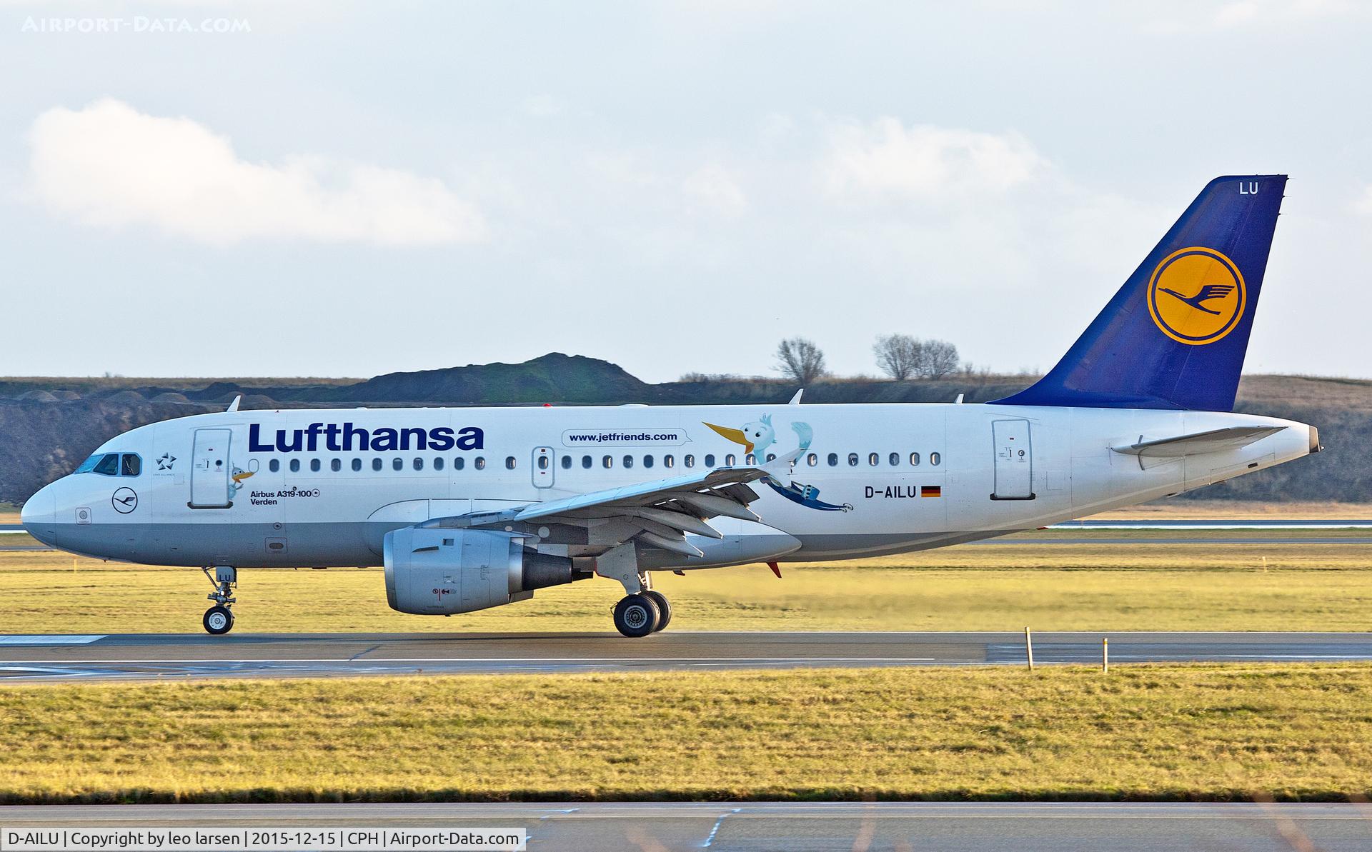 D-AILU, 1997 Airbus A319-114 C/N 744, Copenhagen 15.12.15