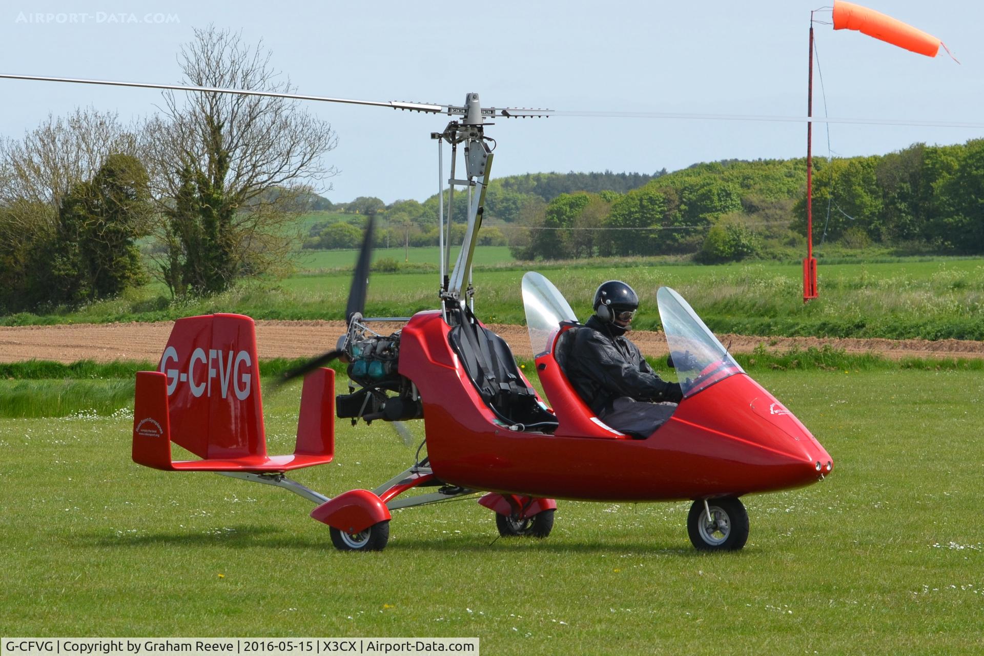 G-CFVG, 2009 Rotorsport UK MTOsport C/N RSUK/MTOS/007, Just landed at Northrepps.