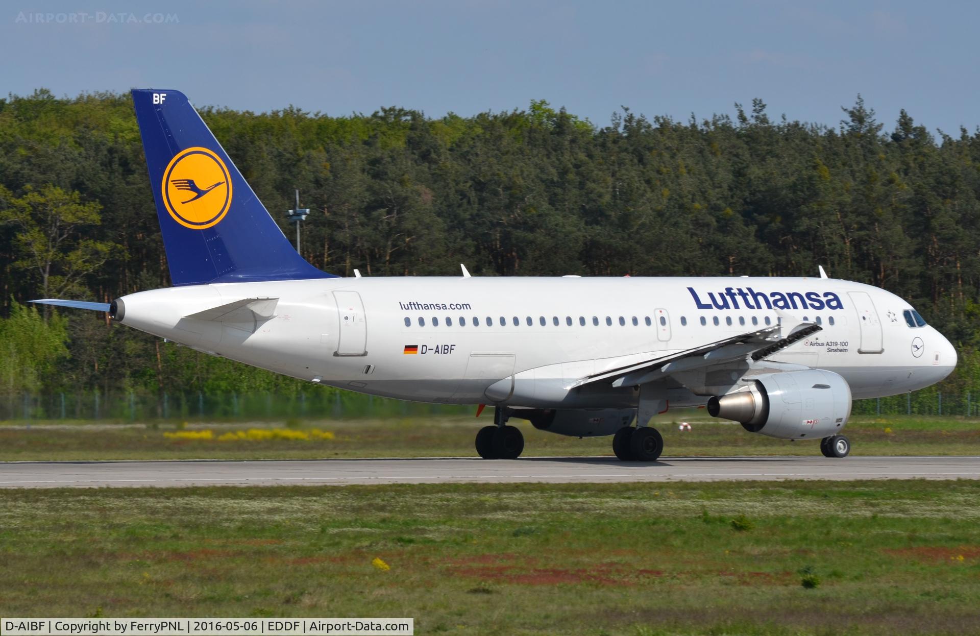 D-AIBF, 2011 Airbus A319-112 C/N 4796, Lufthansa A319 departing FRA