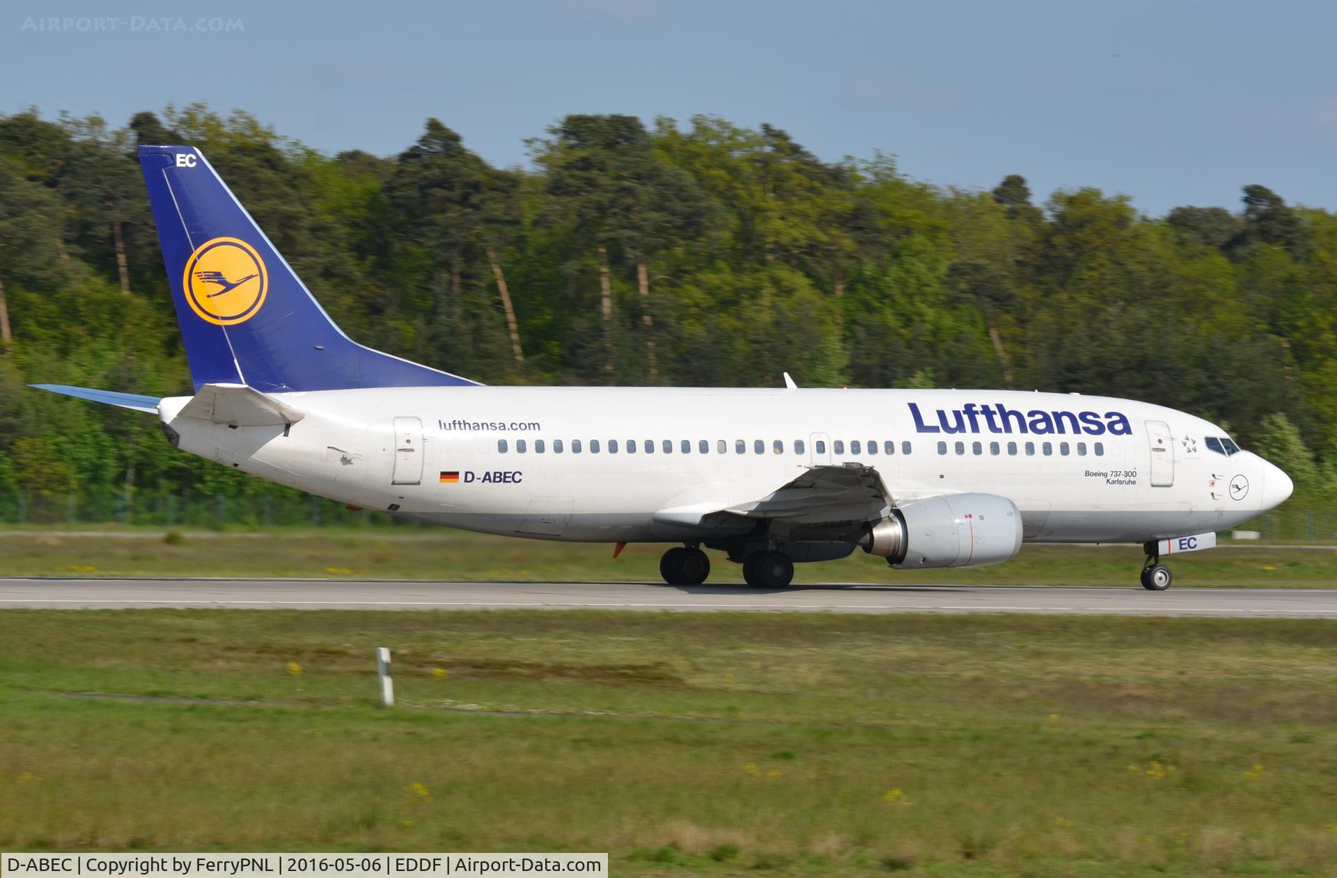 D-ABEC, 1991 Boeing 737-330 C/N 25149, One of only 7 733's left early 2016.