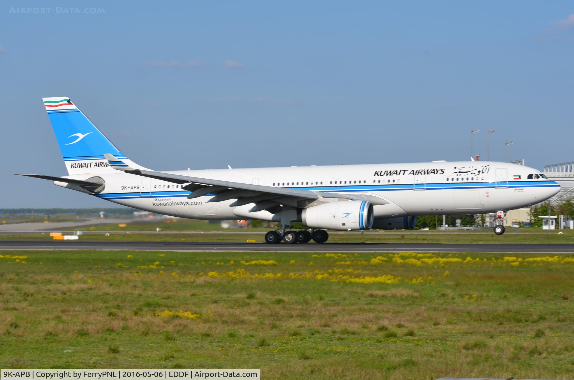 9K-APB, 2015 Airbus A330-243 C/N 1643, Kuwait A332 during its take-off run.