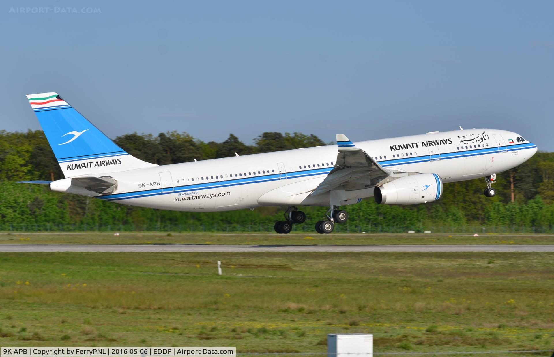 9K-APB, 2015 Airbus A330-243 C/N 1643, Kuwait A332 lift-off.