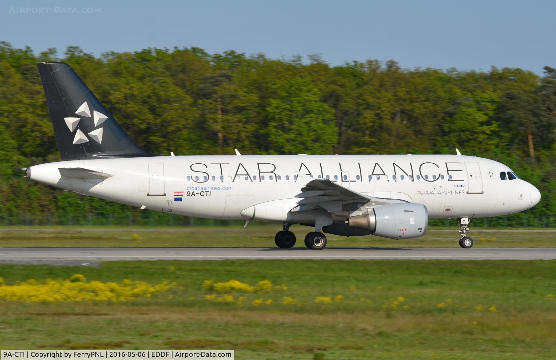 9A-CTI, 1999 Airbus A319-112 C/N 1029, Croatia A319 taking-off.