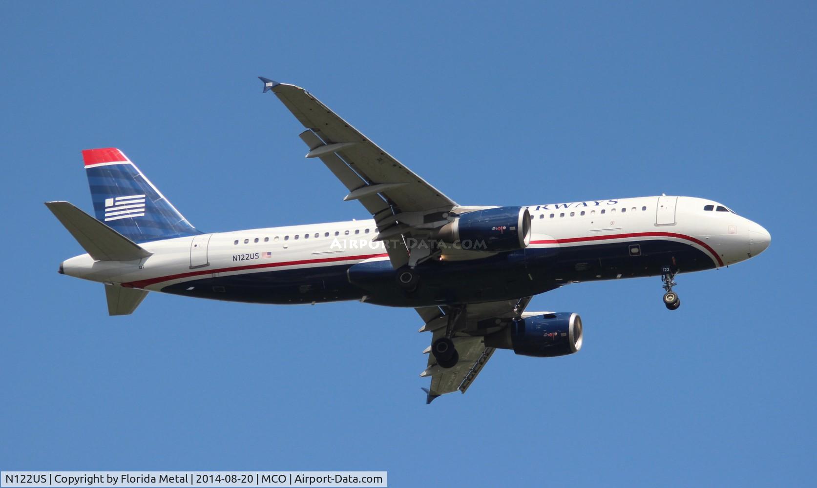 N122US, 2000 Airbus A320-214 C/N 1298, USAirways
