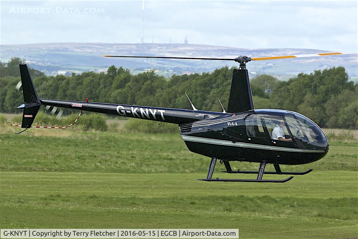 G-KNYT, 2000 Robinson R44 Astro C/N 0723, At City Airport , Manchester , UK