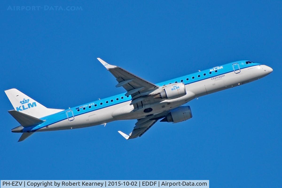 PH-EZV, 2012 Embraer 190LR (ERJ-190-100LR) C/N 19000528, Climbing out of EDDF