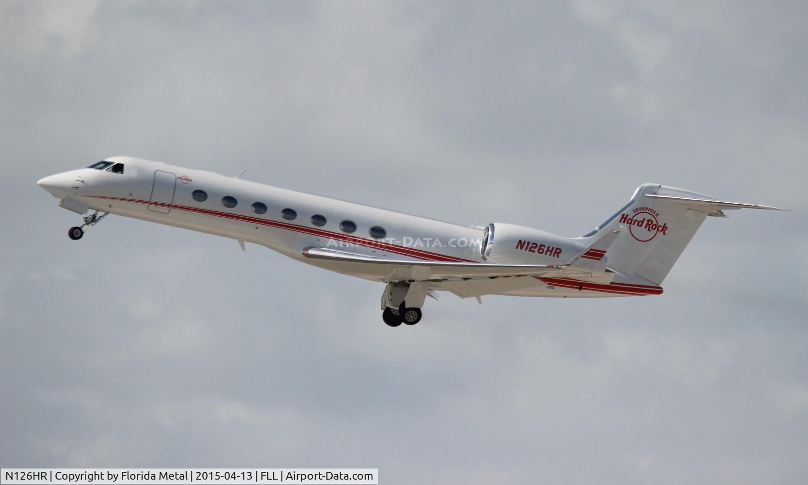 N126HR, 2013 Gulfstream Aerospace GV-SP (G550) C/N 5436, Seminole Tribe of Florida