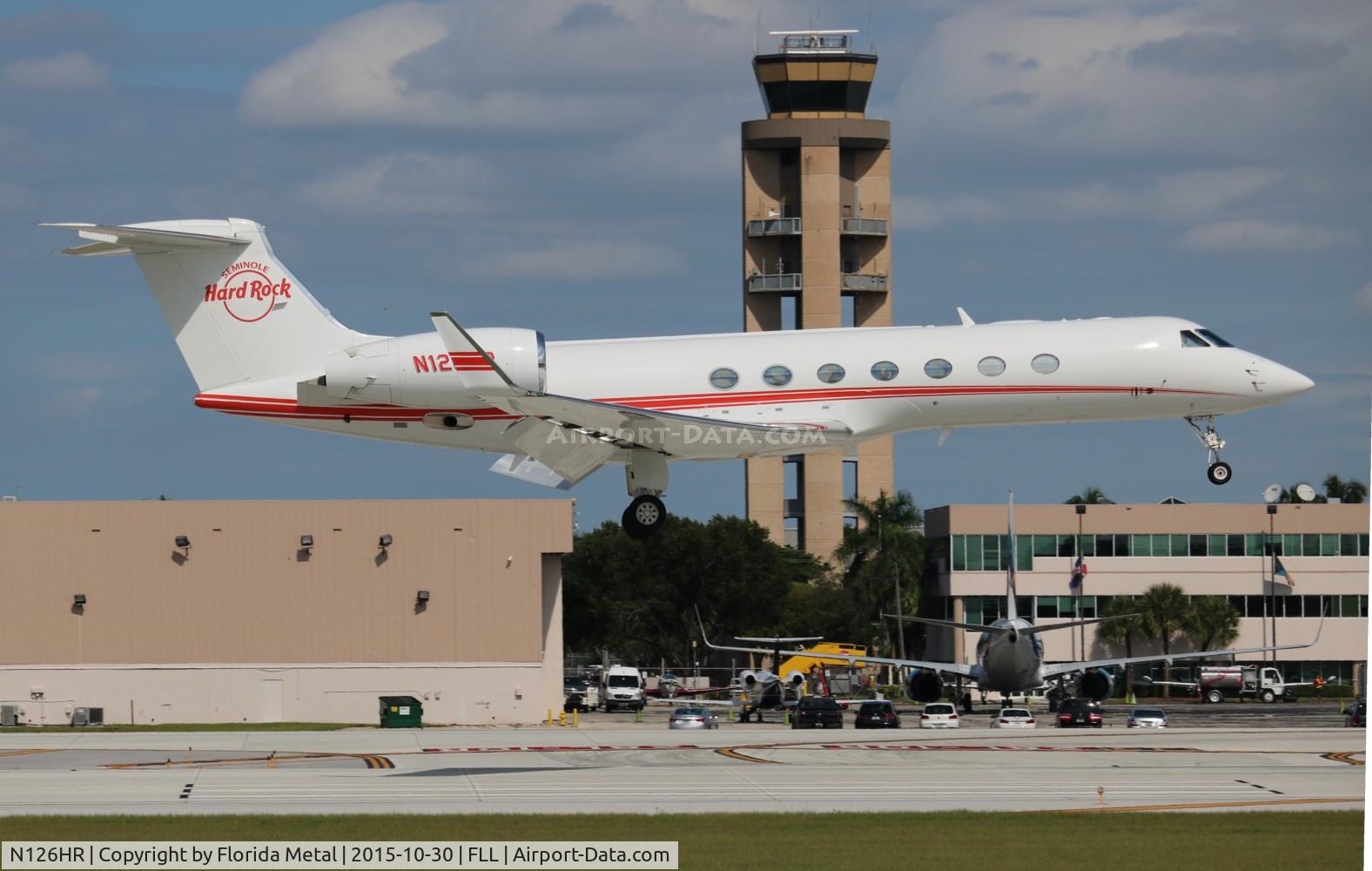 N126HR, 2013 Gulfstream Aerospace GV-SP (G550) C/N 5436, Seminole Tribe of Florida