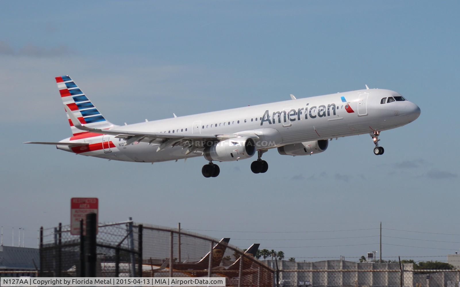 N127AA, 2014 Airbus A321-231 C/N 6334, American
