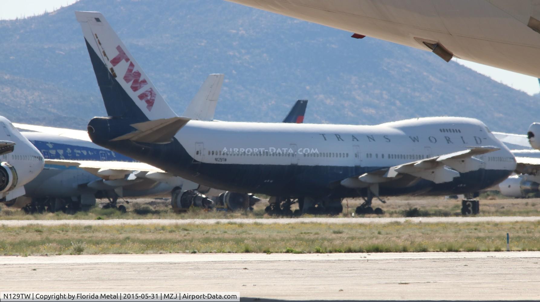 N129TW, 1976 Boeing 747-128 C/N 21141, TWA 747-100
