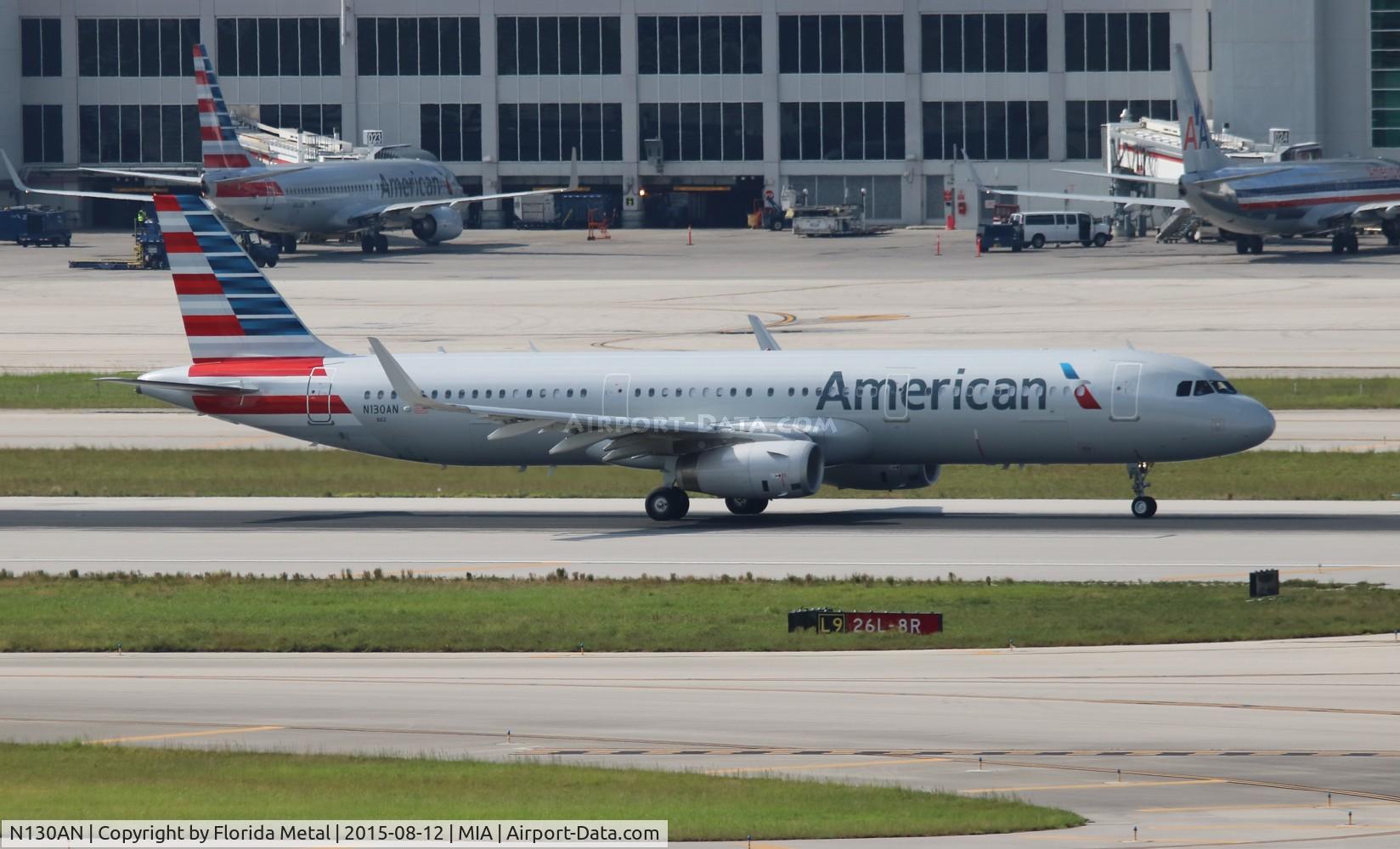 N130AN, 2014 Airbus A321-231 C/N 6407, American