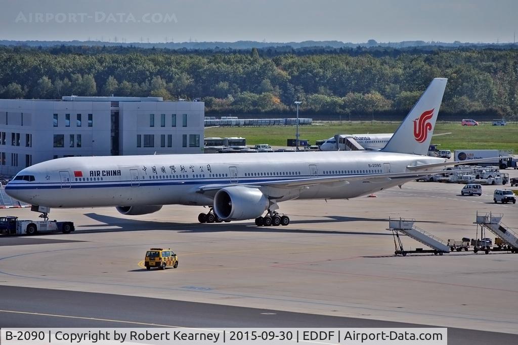 B-2090, 2012 Boeing 777-39L/ER C/N 38669, On tow to be prepped for departure