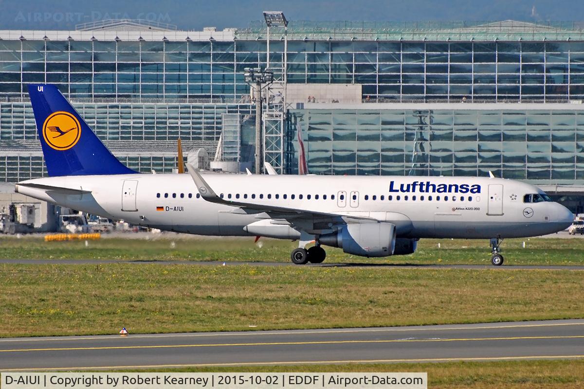 D-AIUI, 2014 Airbus A320-214 C/N 6265, Taxiing in after arrival