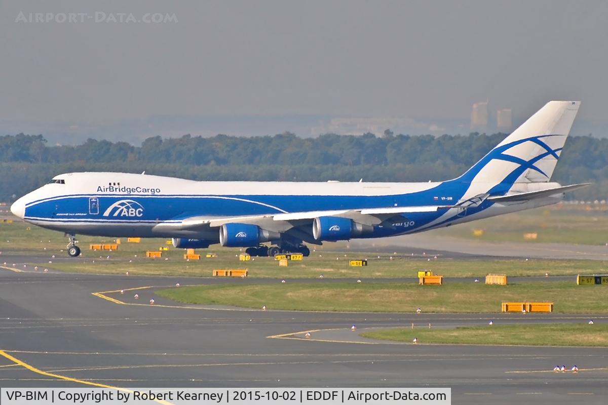VP-BIM, 2008 Boeing 747-4HAERF C/N 35237, Taxiing in after arrival