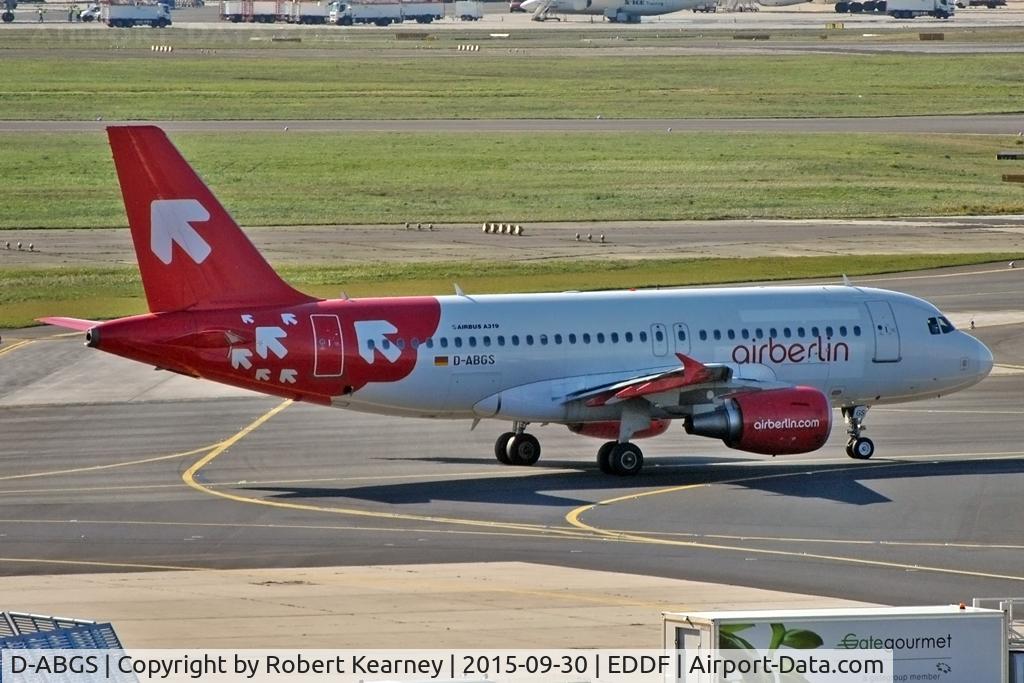 D-ABGS, 2009 Airbus A319-112 C/N 3865, Taxiing out for departure