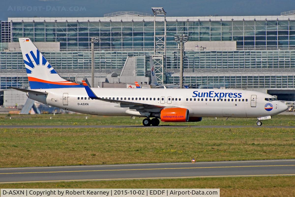 D-ASXN, 2010 Boeing 737-8EH C/N 35838, Taxiing in after arrival