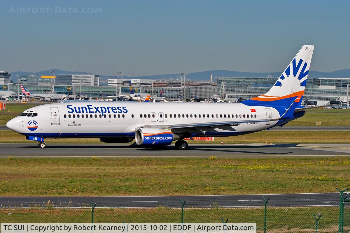 TC-SUI, 2003 Boeing 737-8CX C/N 32367, Taxiing around for departure
