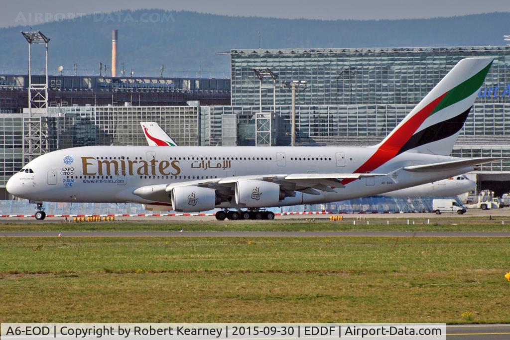 A6-EOD, 2014 Airbus A380-861 C/N 168, Taxiing out for departure