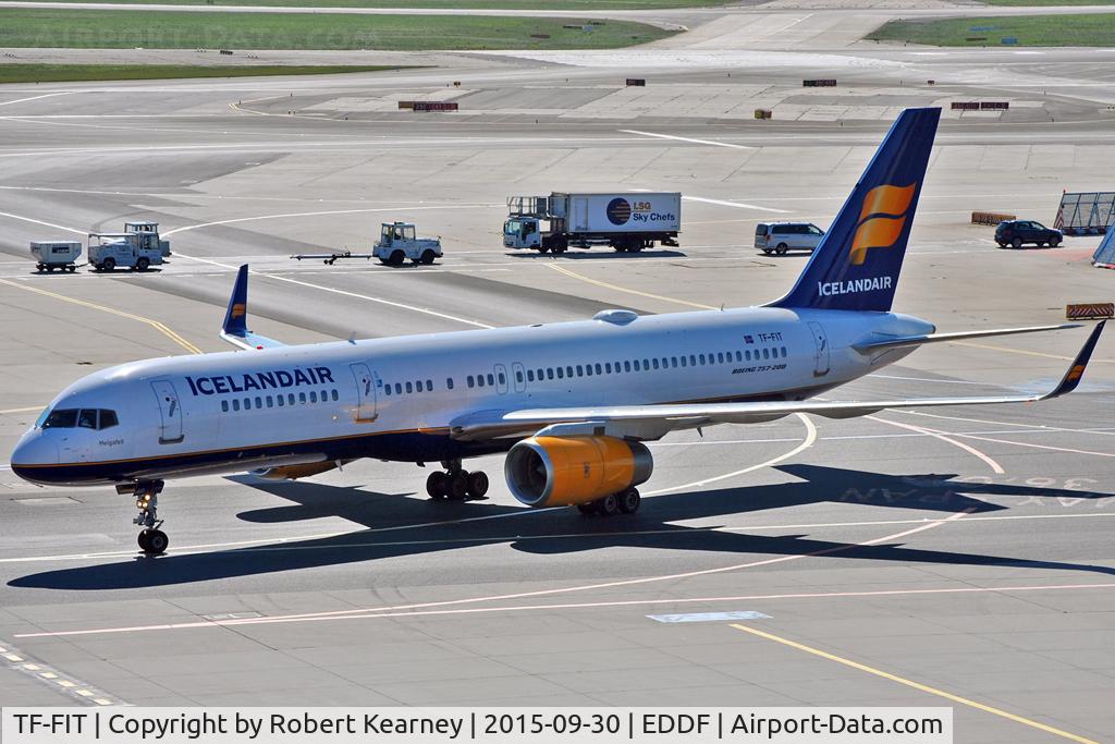 TF-FIT, 1994 Boeing 757-256 C/N 26244, Taxiing in after arrival