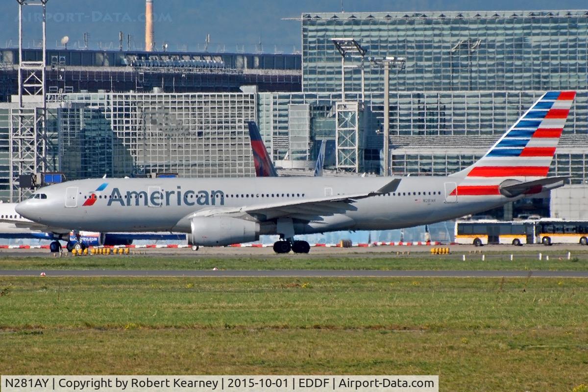 N281AY, 2009 Airbus A330-243 C/N 1041, Taxiing out for departure