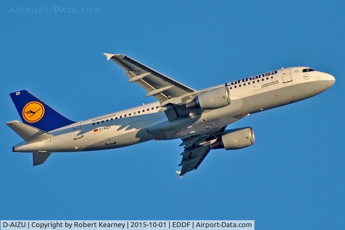 D-AIZU, 2013 Airbus A320-214 C/N 5635, Climbing out of EDDF