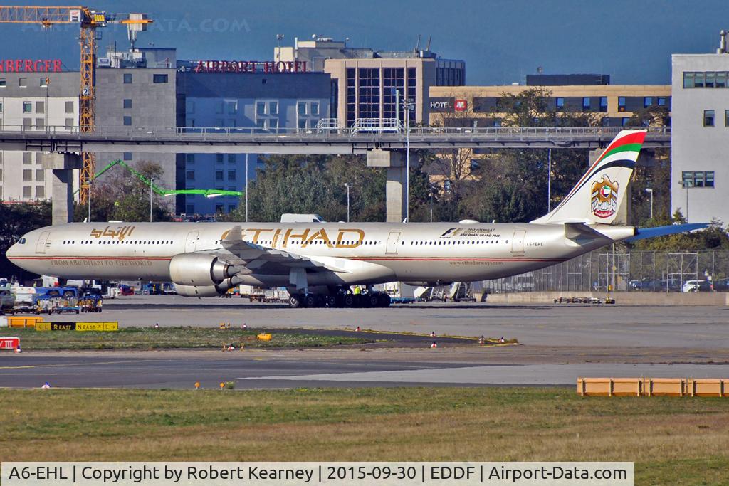 A6-EHL, 2009 Airbus A340-642X C/N 1040, On push back