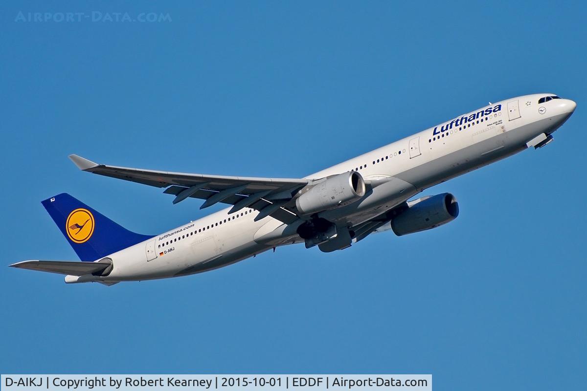 D-AIKJ, 2005 Airbus A330-343X C/N 701, Climbing out of EDDF