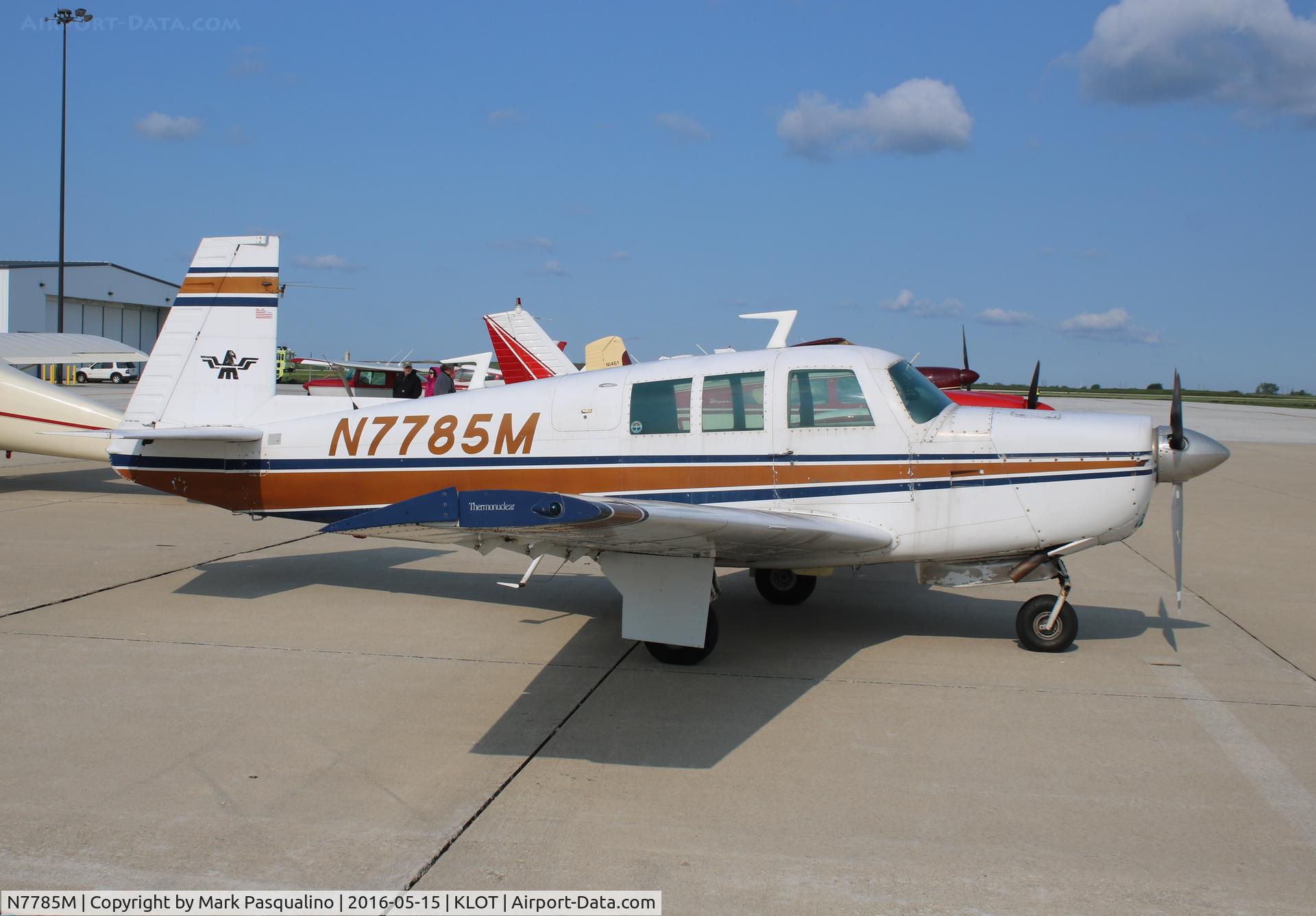 N7785M, 1974 Mooney M20F Executive C/N 22-0033, Mooney M20F
