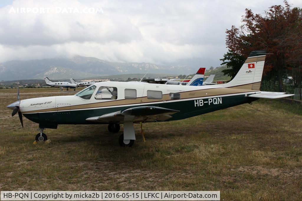 HB-PQN, 1998 Piper PA-32R-301 Saratoga C/N 3246119, Parked