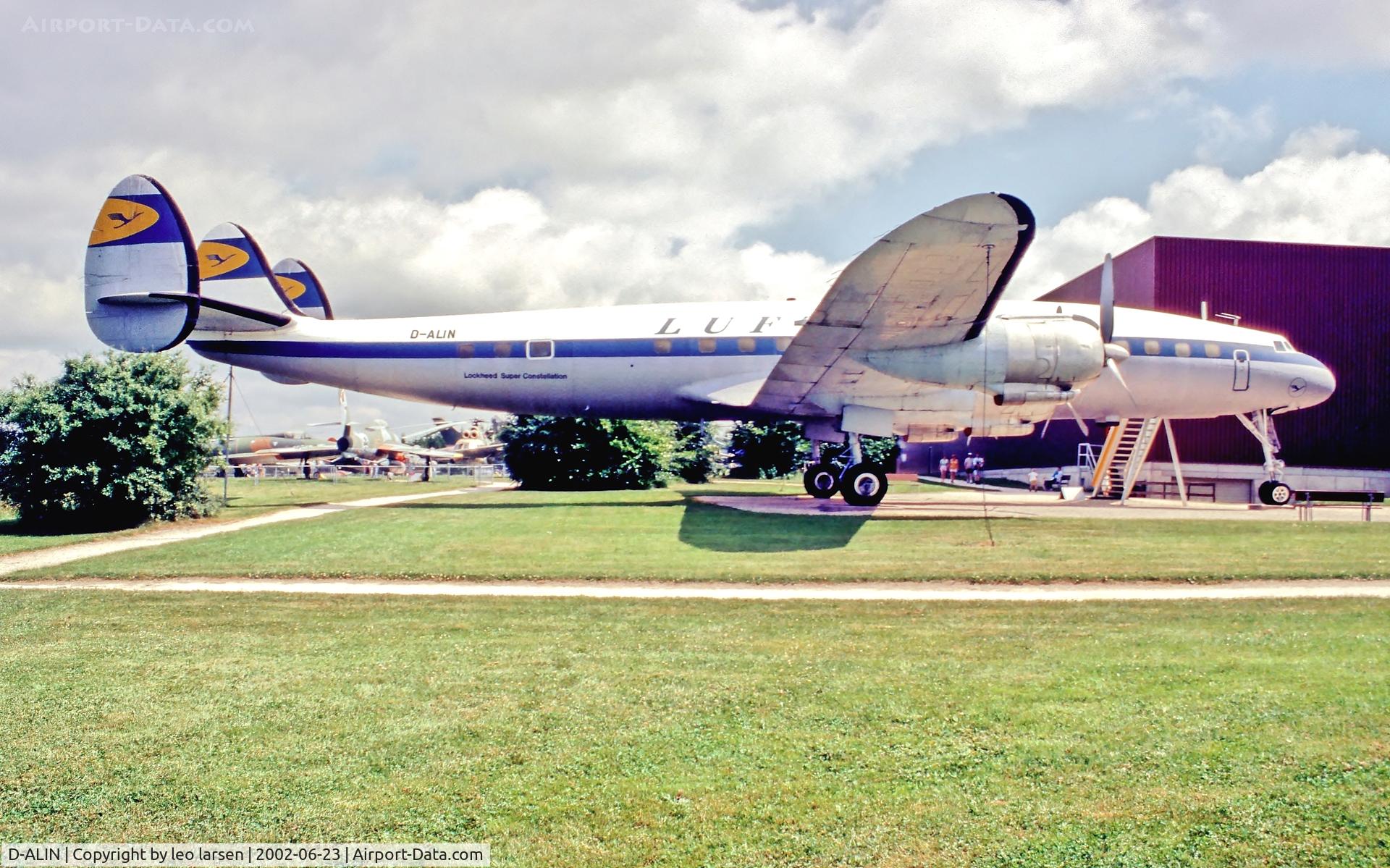 D-ALIN, 1955 Lockheed L-1049G Super Constellation C/N 4604, Hermeskeil Museum 23.6.02