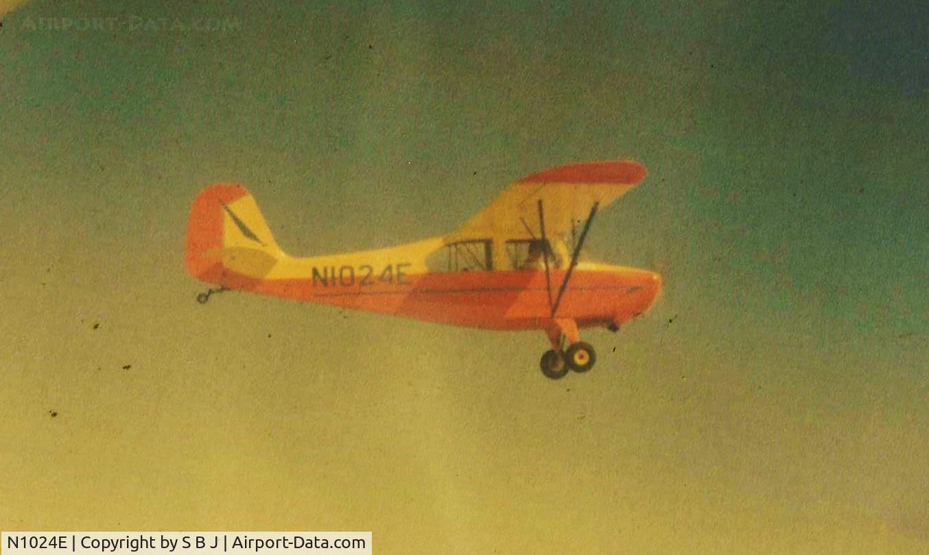 N1024E, 1946 Aeronca 7AC Champion C/N 7AC-4575, 24E flying east to the Tracy, Calif. airport.