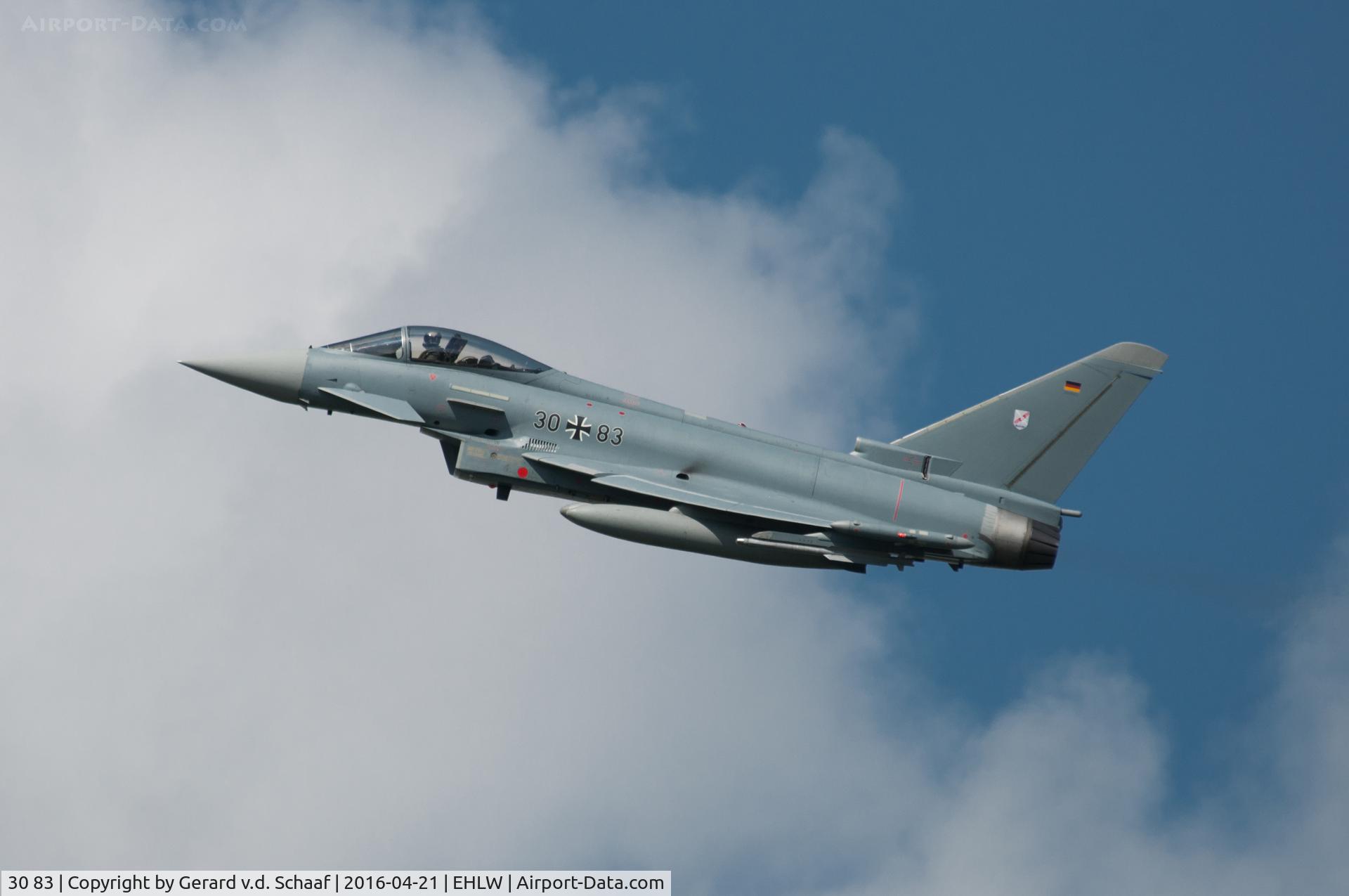 30 83, Eurofighter EF-2000 Typhoon S C/N GS063, Leuwarden, April 2015 (Frisian Flag)