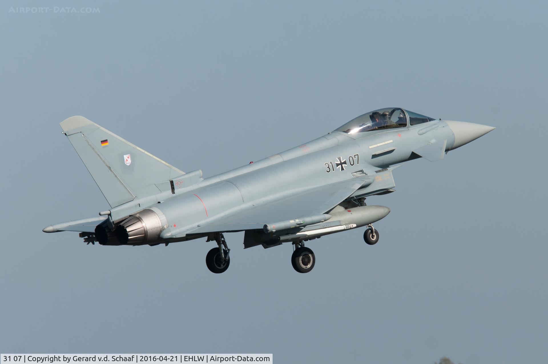 31 07, Eurofighter EF-2000 Typhoon S C/N GS083, Leuwarden, April 2015 (Frisian Flag)