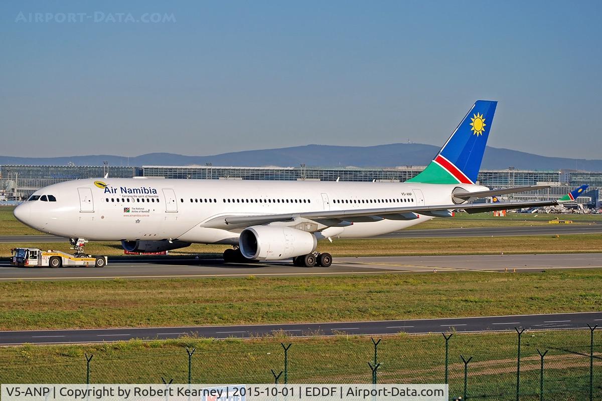 V5-ANP, 2013 Airbus A330-243 C/N 1466, On tow around to remote parking