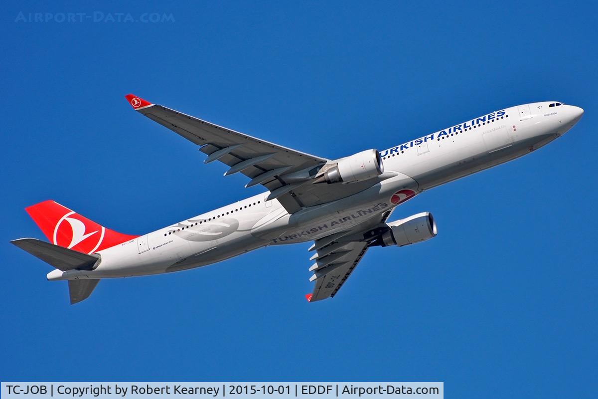 TC-JOB, 2014 Airbus A330-303 C/N 1514, Climbing out of EDDF