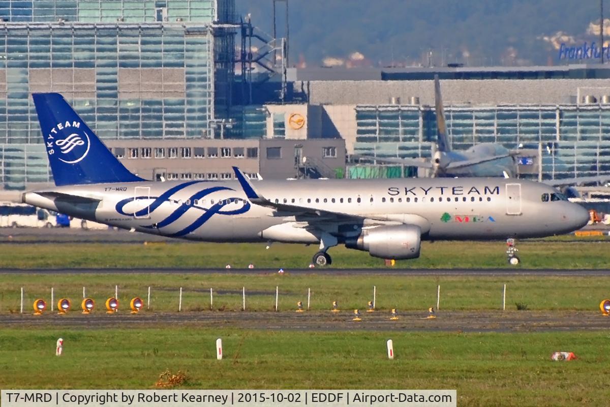 T7-MRD, 2013 Airbus A320-214 C/N 5746, Taxiing in after arrival