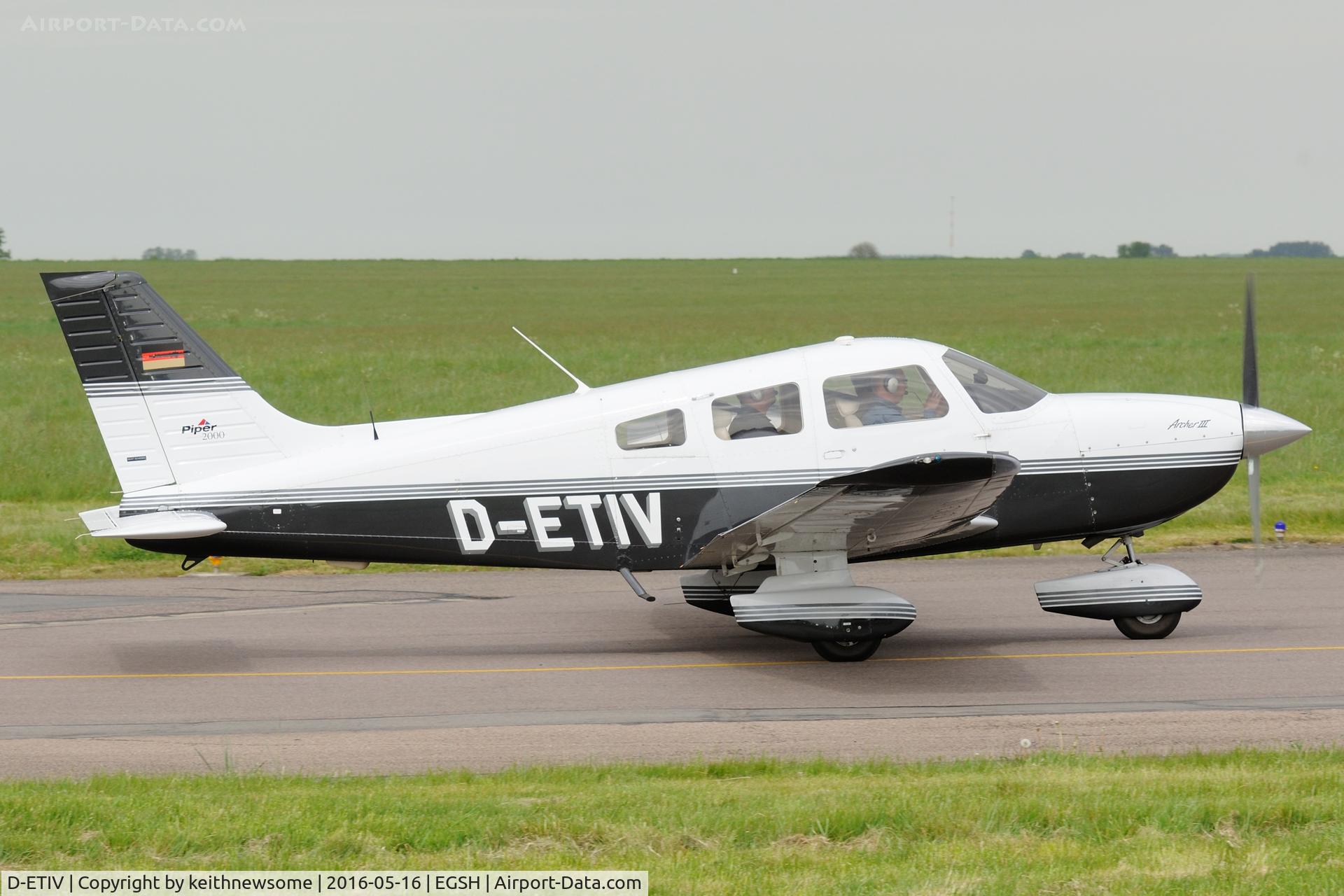 D-ETIV, 2000 Piper 28-181 Archer III C/N 28-43326, Nice Visitor.