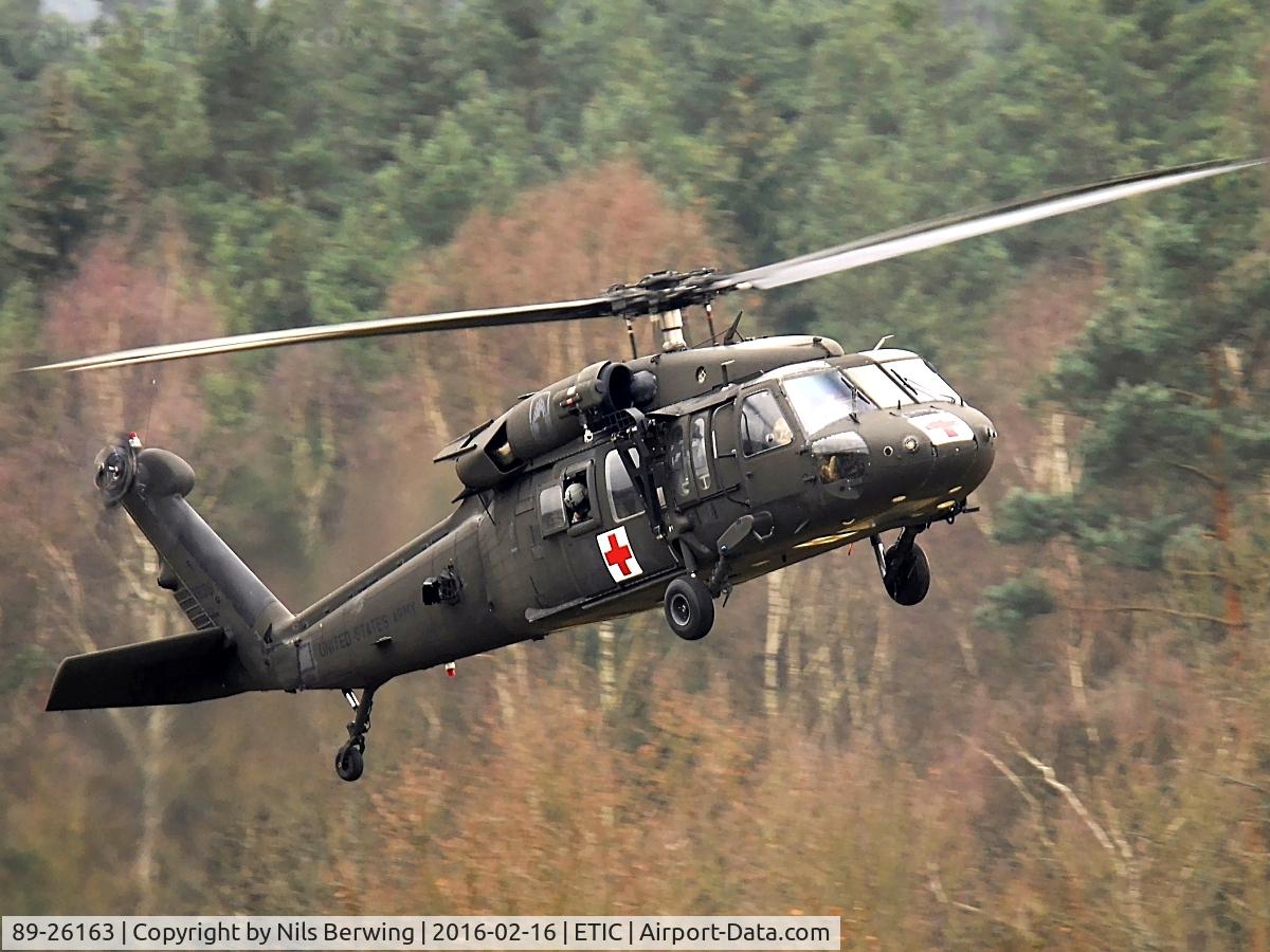 89-26163, 1989 Sikorsky UH-60A+ Black Hawk C/N 70-1402, Medihawk at ETIC Grafenwöhr