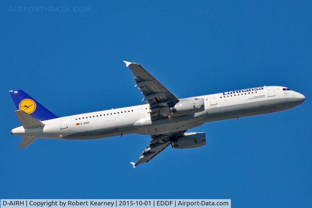 D-AIRH, 1993 Airbus A321-131 C/N 0412, Climbing out of EDDF