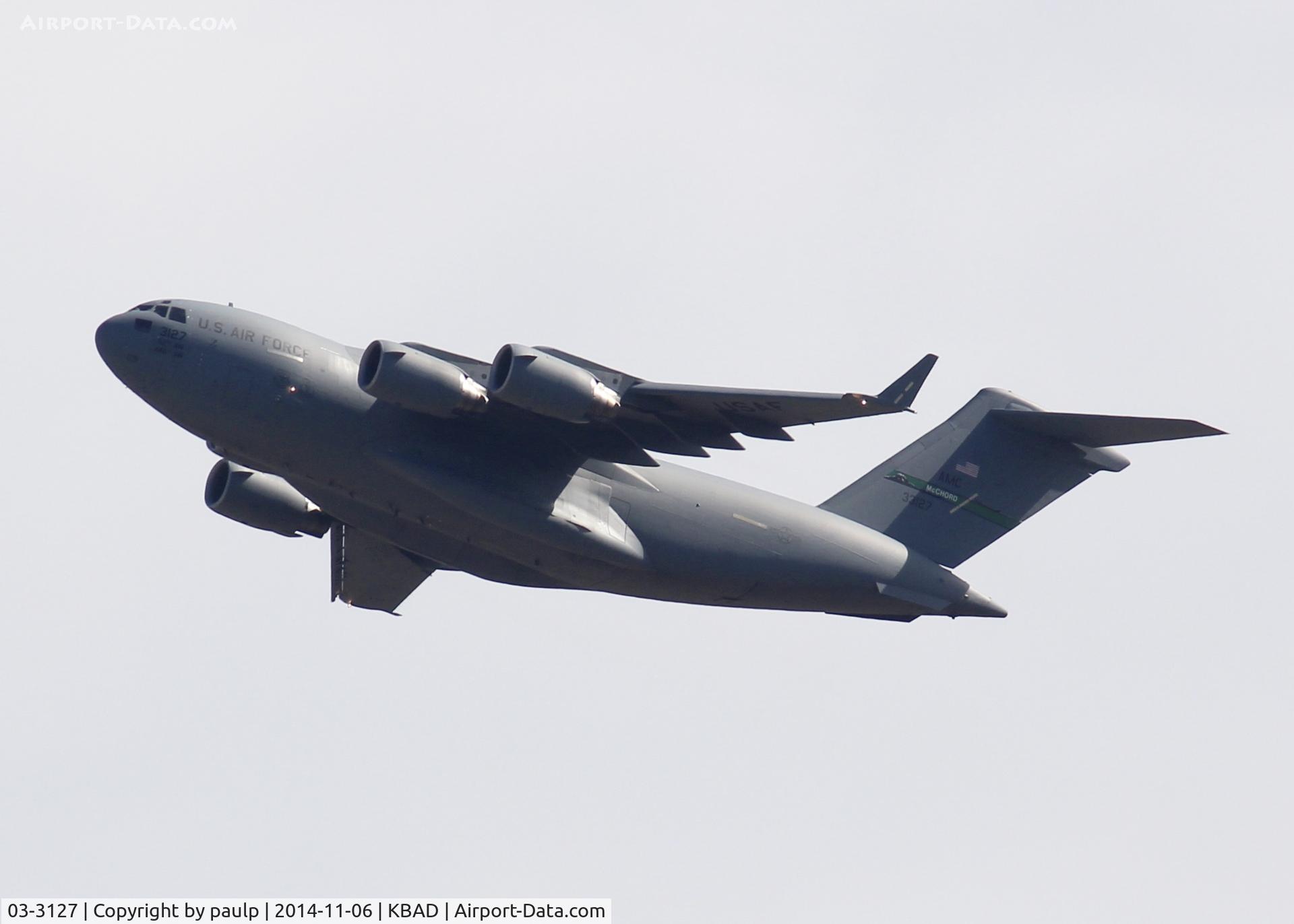 03-3127, 2003 Boeing C-17A Globemaster III C/N P-127, At Barksdale Air Force Base.