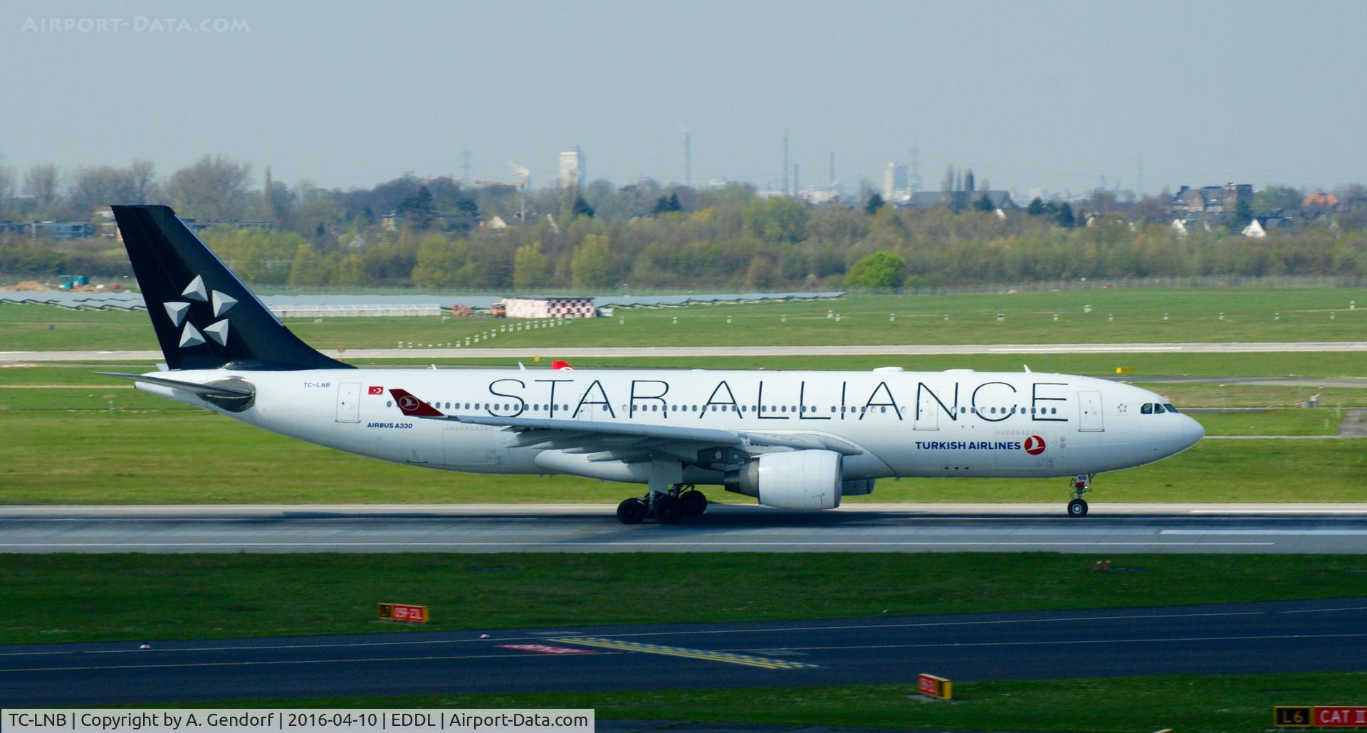 TC-LNB, 2008 Airbus A330-223 C/N 939, Turkish Airlines (Star Alliance cs.), seen here on RWY 05R at Düsseldorf Int'l(EDDL), ready for departure